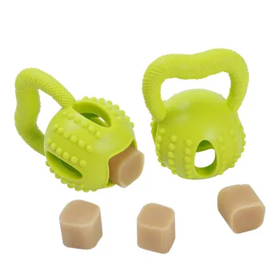 Pawzy Jouet distributeur de friandises en forme de fromage pour chien
