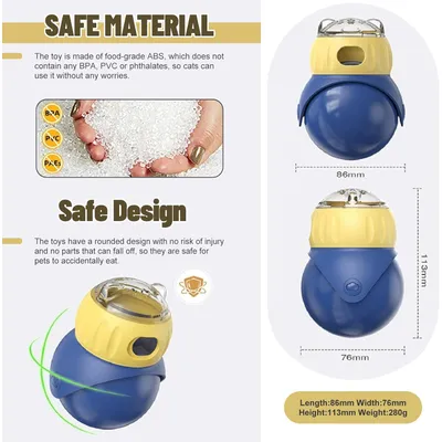 Pawzy Jouet stimulant pour chat - Forme chouette