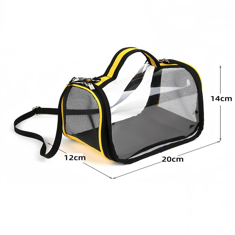 Pawzy Sac pour petits animaux en forme de transparente