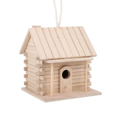 Pawzy Maison en bois pour oiseaux d'extérieur