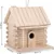 Pawzy Maison en bois pour oiseaux d'extérieur