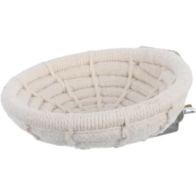 Pawzy Nid en coton tissé main pour petits oiseaux