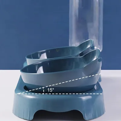 Zoomtopia Double gamelle anti-basculement pour chien et chat