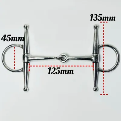 ZooVenture Mors articulé à anneau pour cheval
