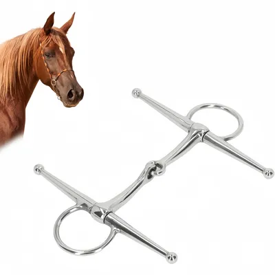 ZooVenture Mors articulé à anneau pour cheval