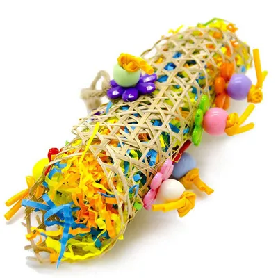 Pawzy Jouet combiné en trois pièces pour perroquet
