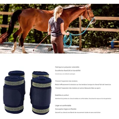 ZooVenture Enveloppements de jambe pour cheval