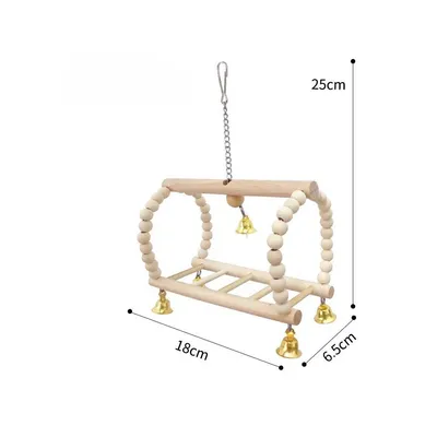 Zoomtopia Balançoire à oiseaux en bois