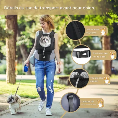 Pawzy Sac à dos pour animaux de compagnie pliable