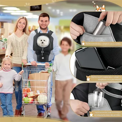 Pawzy Sac à dos pour animaux de compagnie pliable