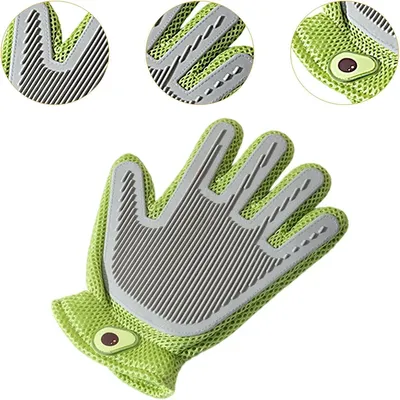 Pawzy Gant de toilettage pour animaux