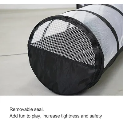 Pawzy Tunnel pliable pour chat d'intérieur