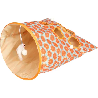 Pawzy Tunnel de jeu pliable pour chat Pawzy Tunnel de jeu pliable pour chat