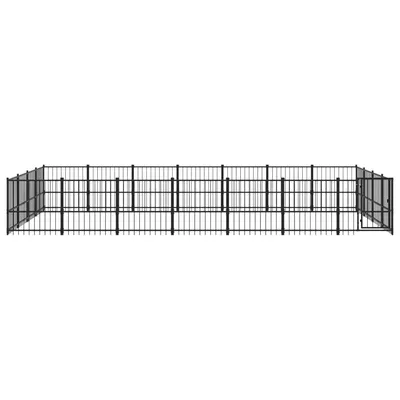 vidaXL chenil pour chien Acier