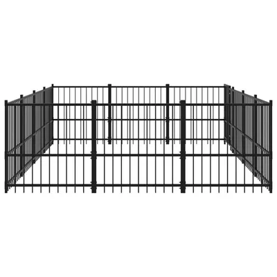 vidaXL chenil pour chien Acier