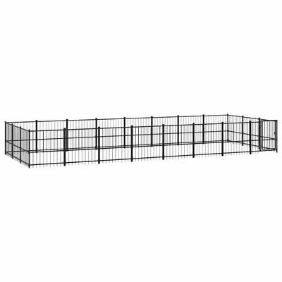 vidaXL chenil pour chien Acier vidaXL chenil pour chien Acier