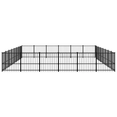 vidaXL chenil pour chien Acier