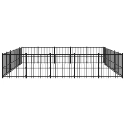 vidaXL chenil pour chien Acier