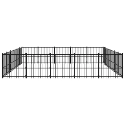 vidaXL chenil pour chien Acier vidaXL chenil pour chien Acier