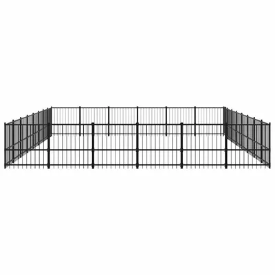 vidaXL chenil pour chien Acier