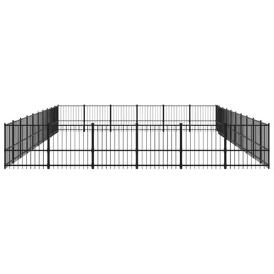 vidaXL chenil pour chien Acier