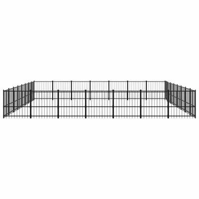 vidaXL chenil pour chien Acier vidaXL chenil pour chien Acier