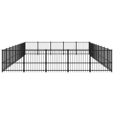 vidaXL chenil pour chien Acier