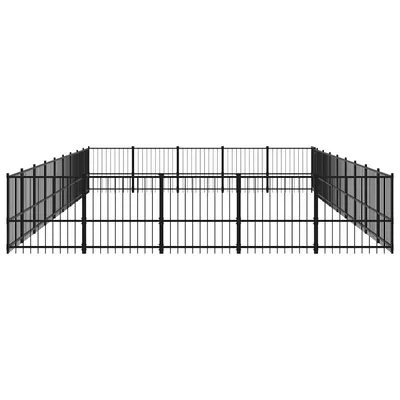 vidaXL chenil pour chien Acier