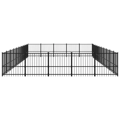 vidaXL chenil pour chien Acier