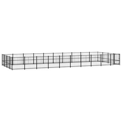 vidaXL chenil pour chien Acier