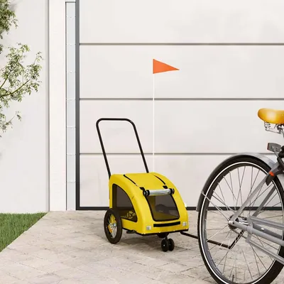 vidaXL Remorque de vélo pour chien Oxford