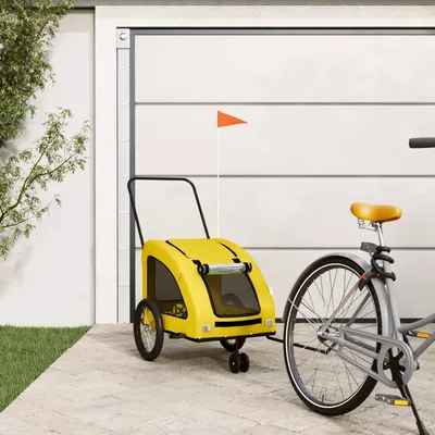 vidaXL Remorque de vélo pour chien Oxford