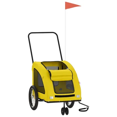 vidaXL Remorque de vélo pour chien Oxford