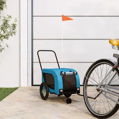 vidaXL Remorque de vélo pour chien Oxford