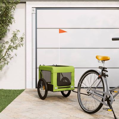 vidaXL remorque de vélo pour animaux de compagnie Fer