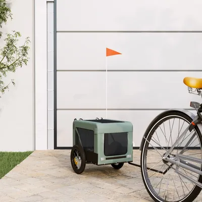 vidaXL remorque de vélo pour animaux de compagnie Fer vidaXL remorque de vélo pour animaux de compagnie Fer