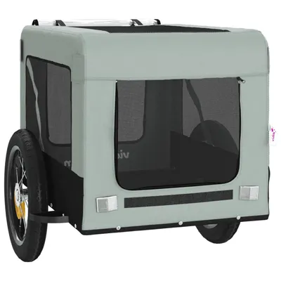 vidaXL remorque de vélo pour animaux de compagnie Fer vidaXL remorque de vélo pour animaux de compagnie Fer
