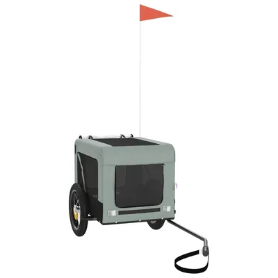 vidaXL remorque de vélo pour animaux de compagnie Fer