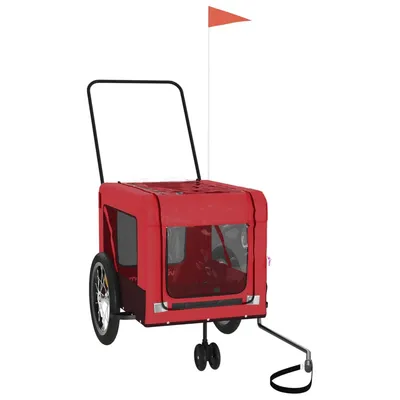 vidaXL Remorque de vélo pour chien Oxford
