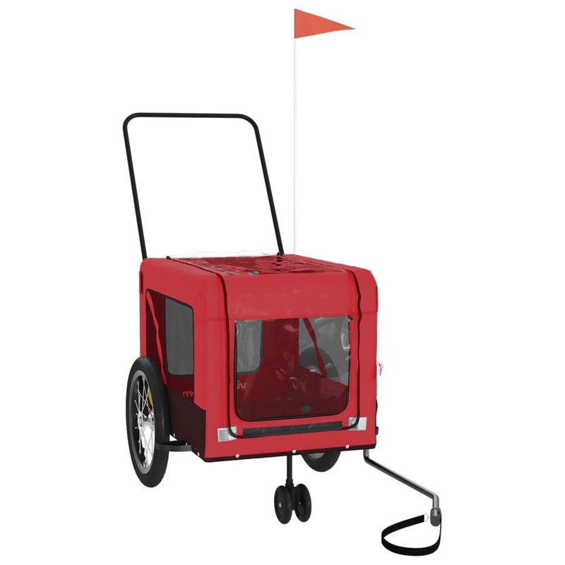 vidaXL remorque de vélo pour animaux de compagnie