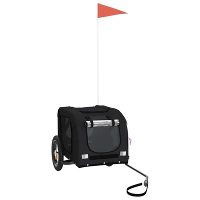 vidaXL remorque de vélo pour animaux de compagnie Fer