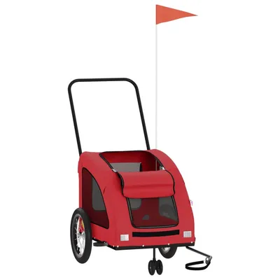 vidaXL Remorque de vélo pour chien Oxford