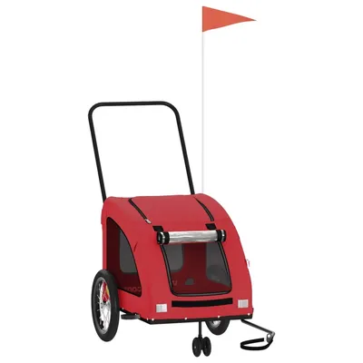 vidaXL Remorque de vélo pour chien Oxford