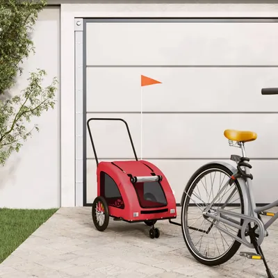 vidaXL Remorque de vélo pour chien Oxford