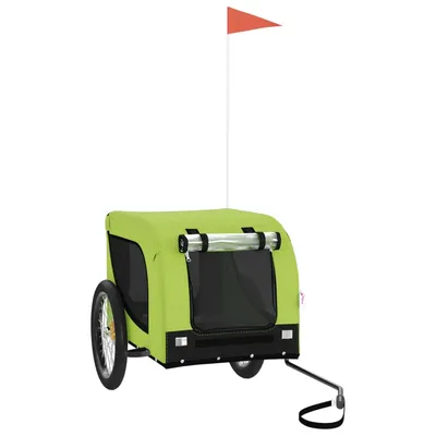 vidaXL remorque de vélo pour animaux de compagnie Fer
