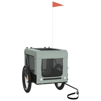vidaXL remorque de vélo pour animaux de compagnie Fer