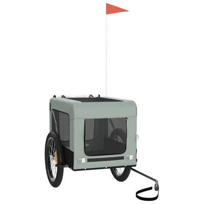 vidaXL remorque de vélo pour animaux de compagnie Fer