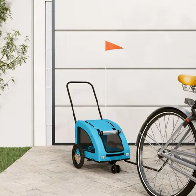 vidaXL Remorque de vélo pour chien Oxford