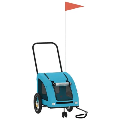 vidaXL remorque de vélo pour animaux de compagnie Fer