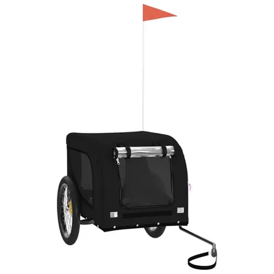 vidaXL remorque de vélo pour animaux de compagnie Fer vidaXL remorque de vélo pour animaux de compagnie Fer